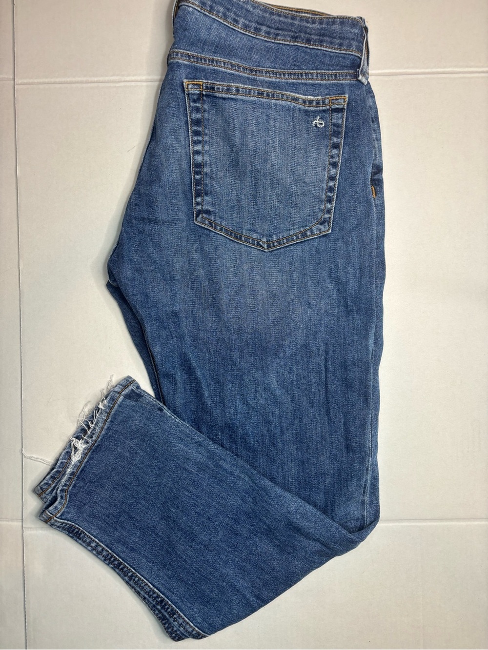 rag & bone DRE Low-Rise Slim Boyfriend Jeans size 29 inseam 26